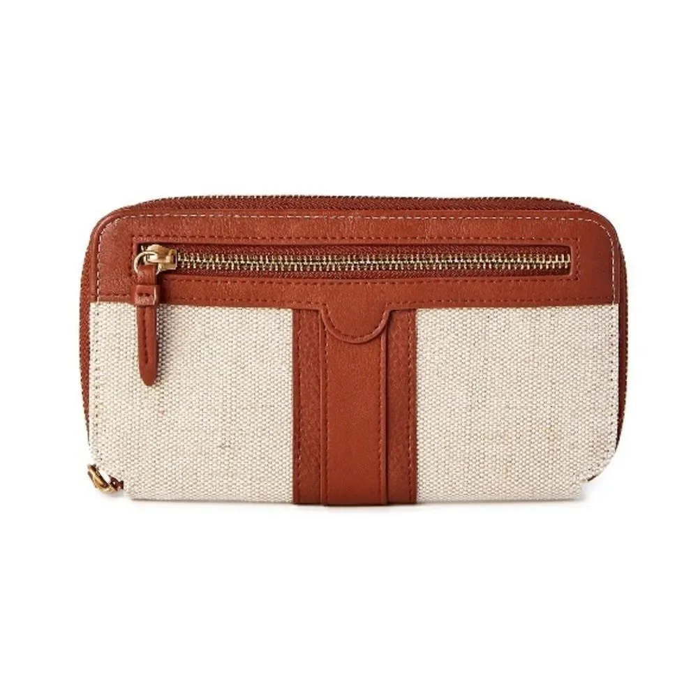 Women’s Freda Zip Around Wallet Bag Purse - Picture 2 of 5